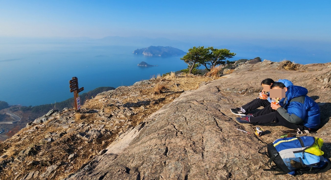 사량도 지리산, 옥녀봉, 출렁다리 등산코스-초등딸과 산행리얼후기 20