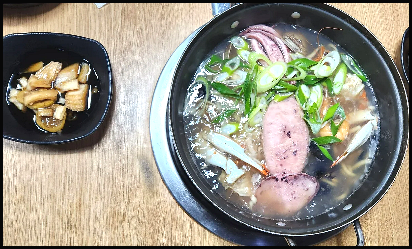 석모도해물칼국수 메뉴-해물칼국수