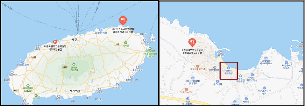 제주 월정리 맛집 -이춘옥원조고등어쌈밥-네이버지도