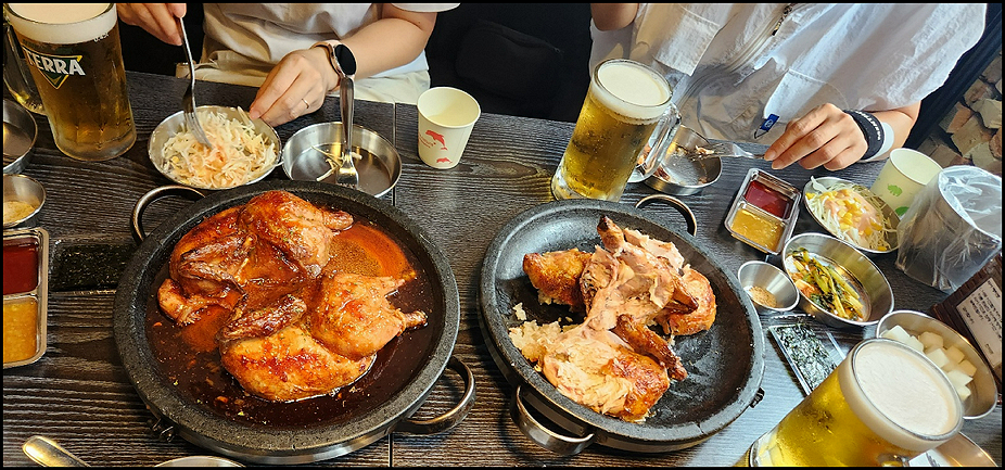 분당 미금역 맛집 - 천석꾼-양념통닭-장작구이 통닭-사진