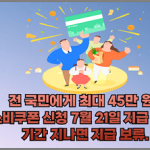소비쿠폰 신청, 소비구폰 알리미 국민비서